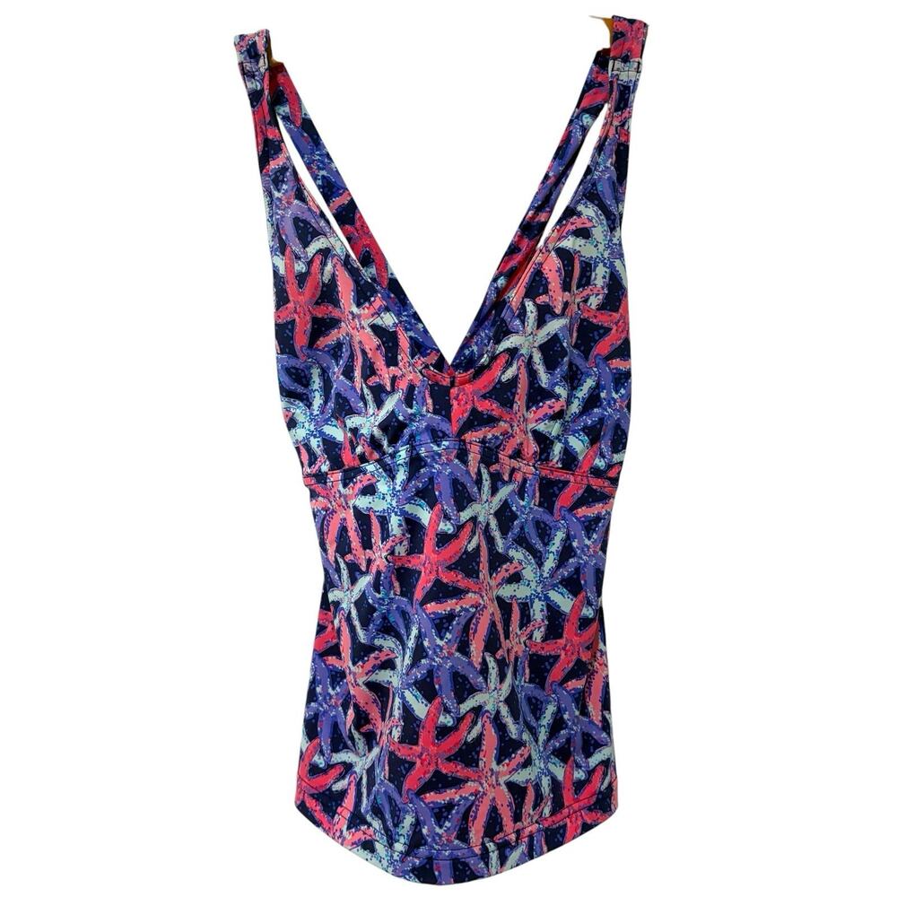 Vineyard Vines | Tankini Swim Top Starfish Colorful Vacation- Size Medium